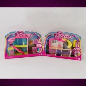🆕 Barbie Mini BarbieLand DreamHouse 1.5 Doll, Furniture & Accessories Lot of 2